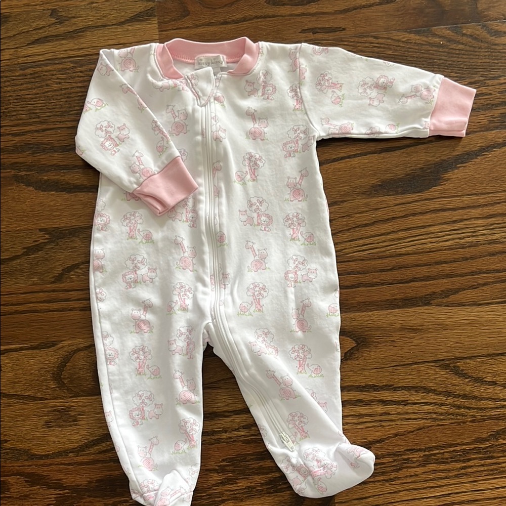 Kissy Kissy Zippered Footie